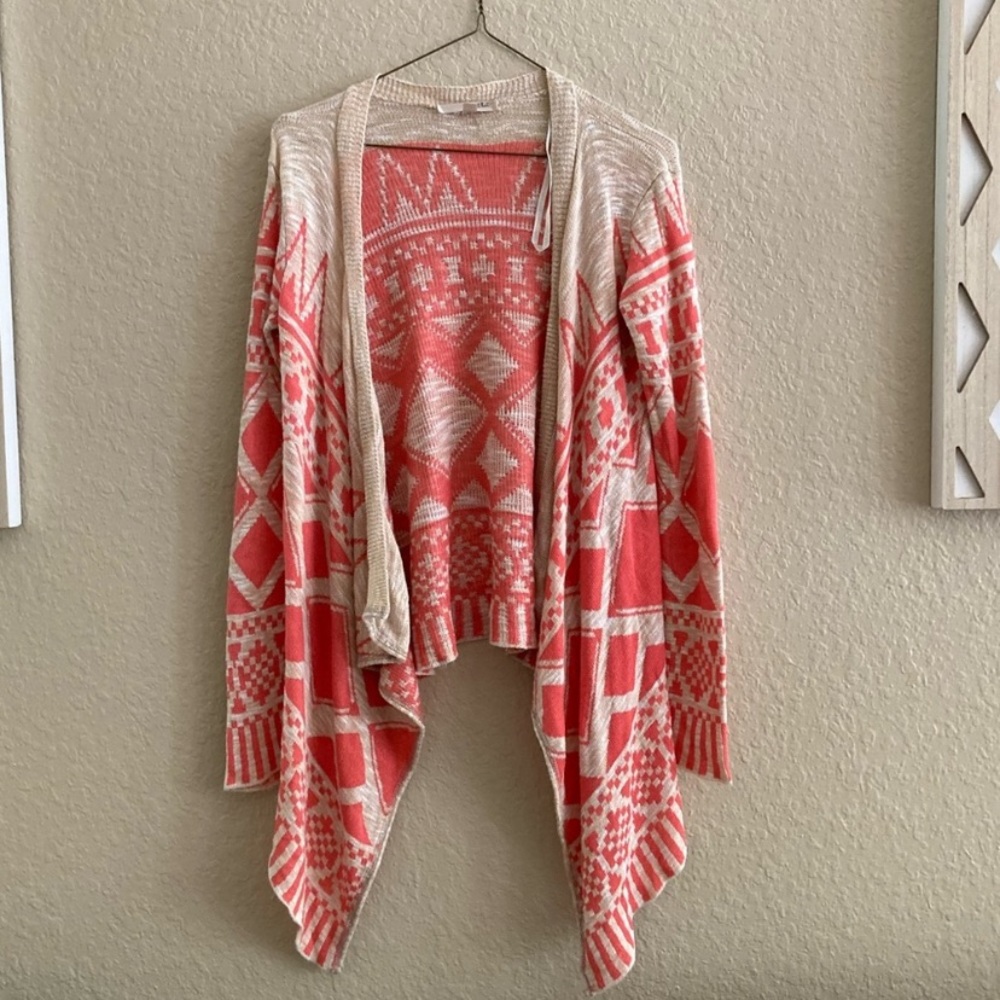 Aztec Print Cardigan